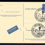 Berlin Ganzsache P 41 a gestempelt Konstanz-Ballonflug #HO130