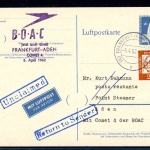 Berlin Ganzsache P 41 b Zusatzfrankatur gestempelt Frankfurt #HO131