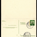 Berlin Ganzsache P 54 F + A gestempelt Berlin/ Ulm #HO135