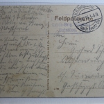 AK Woinville Zusammengeschossene Häuser u. Kirche Feldpost 1915 gebraucht #PG638
