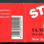 Neuseeland Markenheftchen mit 1294 postfrisch Weta, Grille, WWF #HK196