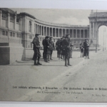 AK Brüssel Deutsche Soldaten im Jubelpark ungebraucht #PG698