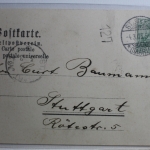 AK Saarbrücken Hotel Terminus 1903 gebraucht #PG797