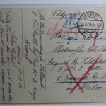 AK Königsberg i. Pr. Partie am Schloßteich Feldpost 1915 gebraucht #PG815
