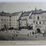 AK Königsberg i. Pr. Schloss (Ostseite mit Schlosswache) 1907 gebraucht #PG813
