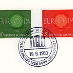 Bund Ministerkarte 337-339 Bonn Ersttagssonderstempel #HO249