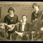 AK Postkarte Humoristisches Ensemble Müller Vandessa 1916 gebraucht #HS110