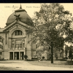 AK Gera Fürstliches Theater 1908 gebraucht #HS103