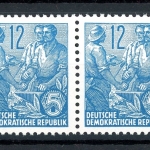 DDR waag. Paar 410 Y I postfrisch geprüft #HS075