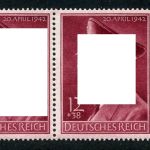 Deutsches Reich 813 y postfrisch waag. 5er Streifen #HS042