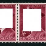 Deutsches Reich 813 y postfrisch waag. 5er Streifen #HS041