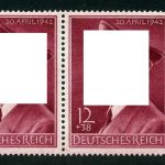 Deutsches Reich 813 y postfrisch waag. 5er Streifen #HS040