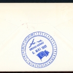 Bund Postsegelflug Karlsruhe-Gross-Gerau 6.5.61 gestempelt #HO552