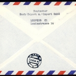 DDR Interflug Erstflug Berlin-Tirana 6.4.64 934 gestempelt #HO553