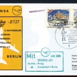 Berlin Lufthansa Sonderflug LH 380 Berlin-Prag 7.4.66 255 #HO563