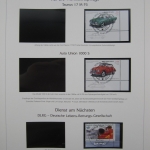 BRD 2002-2004 gestempelt im Deutschland plus Vordruck der Deutschen Post #LS520