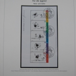 BRD 2002-2004 gestempelt im Deutschland plus Vordruck der Deutschen Post #LS520