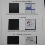 BRD 2002-2004 gestempelt im Deutschland plus Vordruck der Deutschen Post #LS520