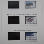 BRD 2002-2004 gestempelt im Deutschland plus Vordruck der Deutschen Post #LS520