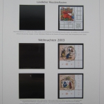 BRD 2002-2004 gestempelt im Deutschland plus Vordruck der Deutschen Post #LS520