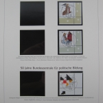 BRD 2002-2004 gestempelt im Deutschland plus Vordruck der Deutschen Post #LS520