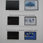 BRD 2002-2004 gestempelt im Deutschland plus Vordruck der Deutschen Post #LS520