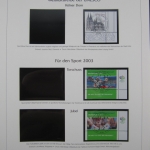 BRD 2002-2004 gestempelt im Deutschland plus Vordruck der Deutschen Post #LS520