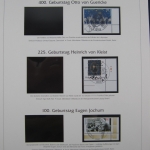 BRD 2002-2004 gestempelt im Deutschland plus Vordruck der Deutschen Post #LS520