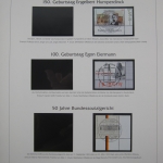 BRD 2002-2004 gestempelt im Deutschland plus Vordruck der Deutschen Post #LS520