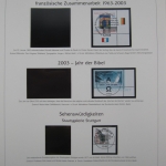 BRD 2002-2004 gestempelt im Deutschland plus Vordruck der Deutschen Post #LS520