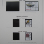 BRD 2002-2004 gestempelt im Deutschland plus Vordruck der Deutschen Post #LS520