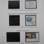 BRD 2002-2004 gestempelt im Deutschland plus Vordruck der Deutschen Post #LS520