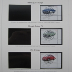 BRD 2002-2004 gestempelt im Deutschland plus Vordruck der Deutschen Post #LS520