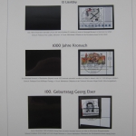 BRD 2002-2004 gestempelt im Deutschland plus Vordruck der Deutschen Post #LS520