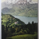 AK Bürgenstock Hotel und Pilatus von der Hammetschwand aus gebraucht #PH026