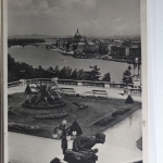 AK Budapest Aussicht von der Königl. Burg 1932 gebraucht #PH136