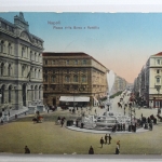 AK Neapel Piazza della Borsa e Rettifilo 1913 gebraucht #PH263