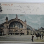 AK Frankfurt am Main Bahnhof 1903 gebraucht #PH303