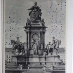 AK Wien I. Kaiserin Maria Theresia-Monument 1942 gebraucht #PH325