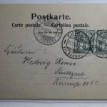 AK Zürich Sonnenquai 1904 gebraucht #PH387