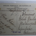 Portgual auf Postkarte als Mischfrankatur gelaufen #BA032
