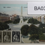 Portgual auf Postkarte als Mischfrankatur gelaufen #BA032