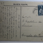 Portgual auf Postkarte als Einzelfrankatur gelaufen #BA052
