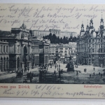 AK Zürich Bahnhofplatz 1904 gebraucht #PH424