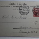 AK Züricher-See aus der Vogelschau 1904 gebraucht #PH434