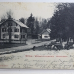 AK Sihltal Wildpark-Langenberg - Restauration 1904 gebraucht #PH425