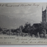 AK Vevey Eglise de St-Martin 1904 gebraucht #PH437