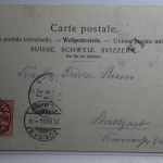 AK Zürich Bahnhofplatz 1904 gebraucht #PH424