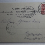 AK Zürich Panorama mit 2 Brücken 1904 gebraucht #PH422