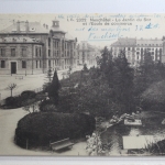 AK Neuchâtel Le Jardin du Sor 1915 gebraucht #PH456